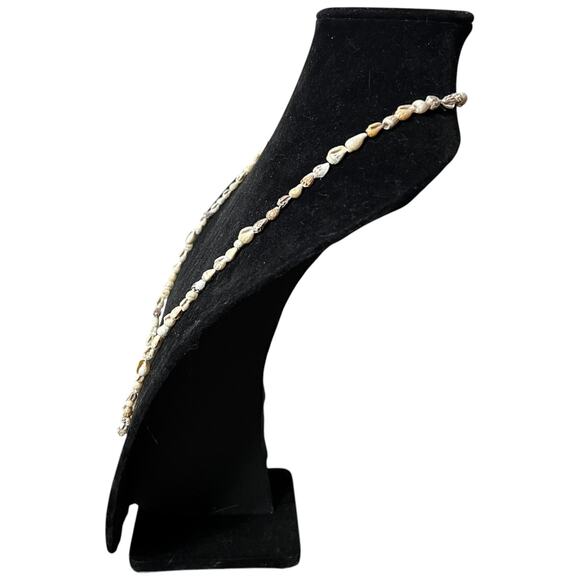 Vintage Natural Shell Necklace Delicate Beach Boho Coastal Chic Jewelry - Picture 2 of 13